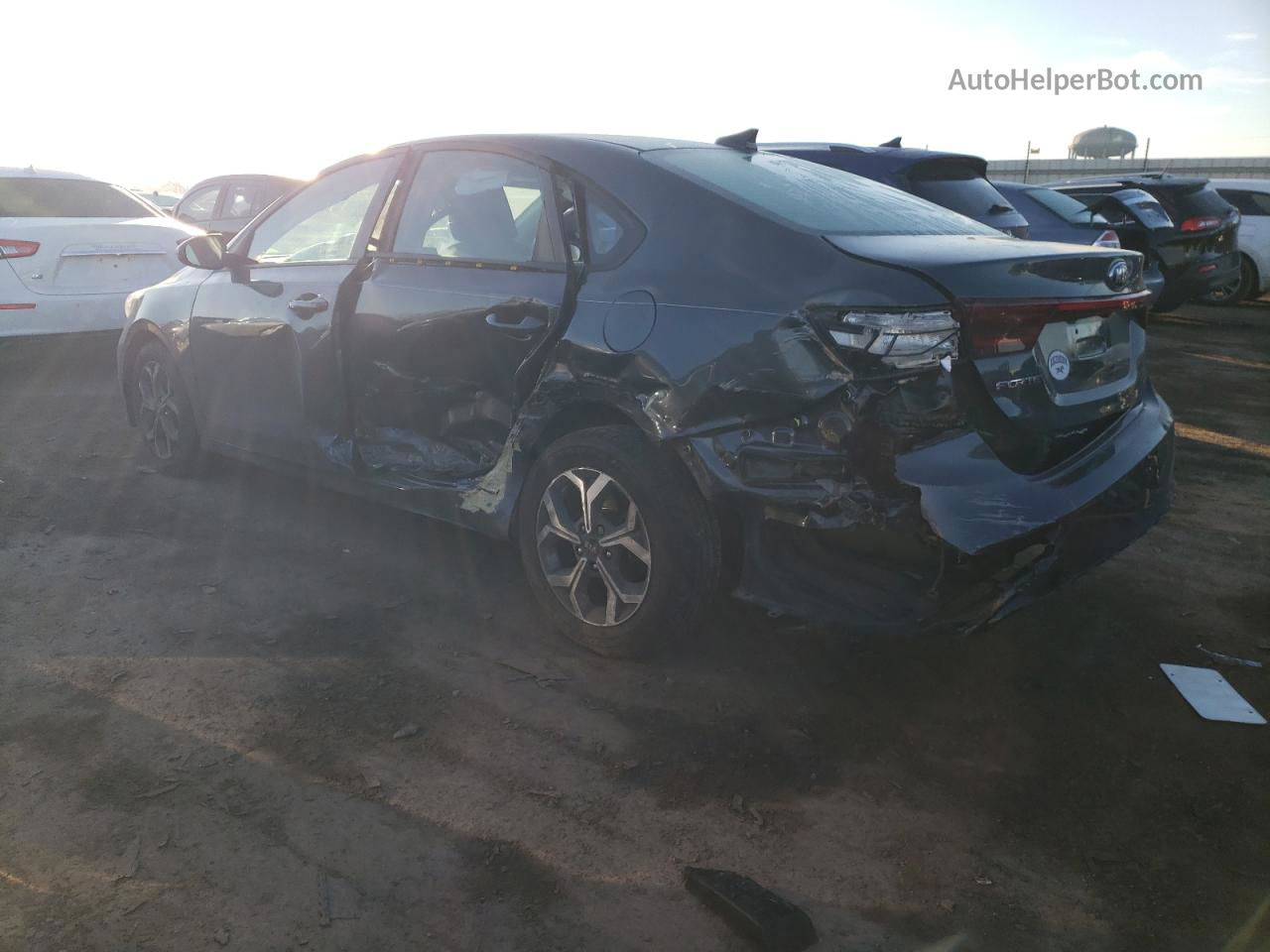 2020 Kia Forte Fe Gray vin: 3KPF24AD1LE237122