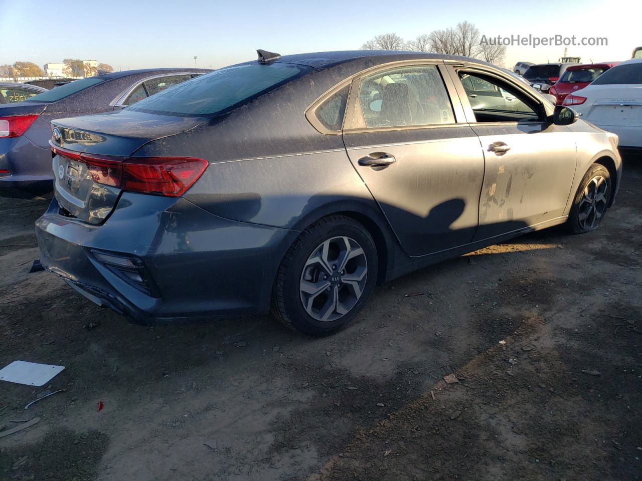 2020 Kia Forte Fe Gray vin: 3KPF24AD1LE237122