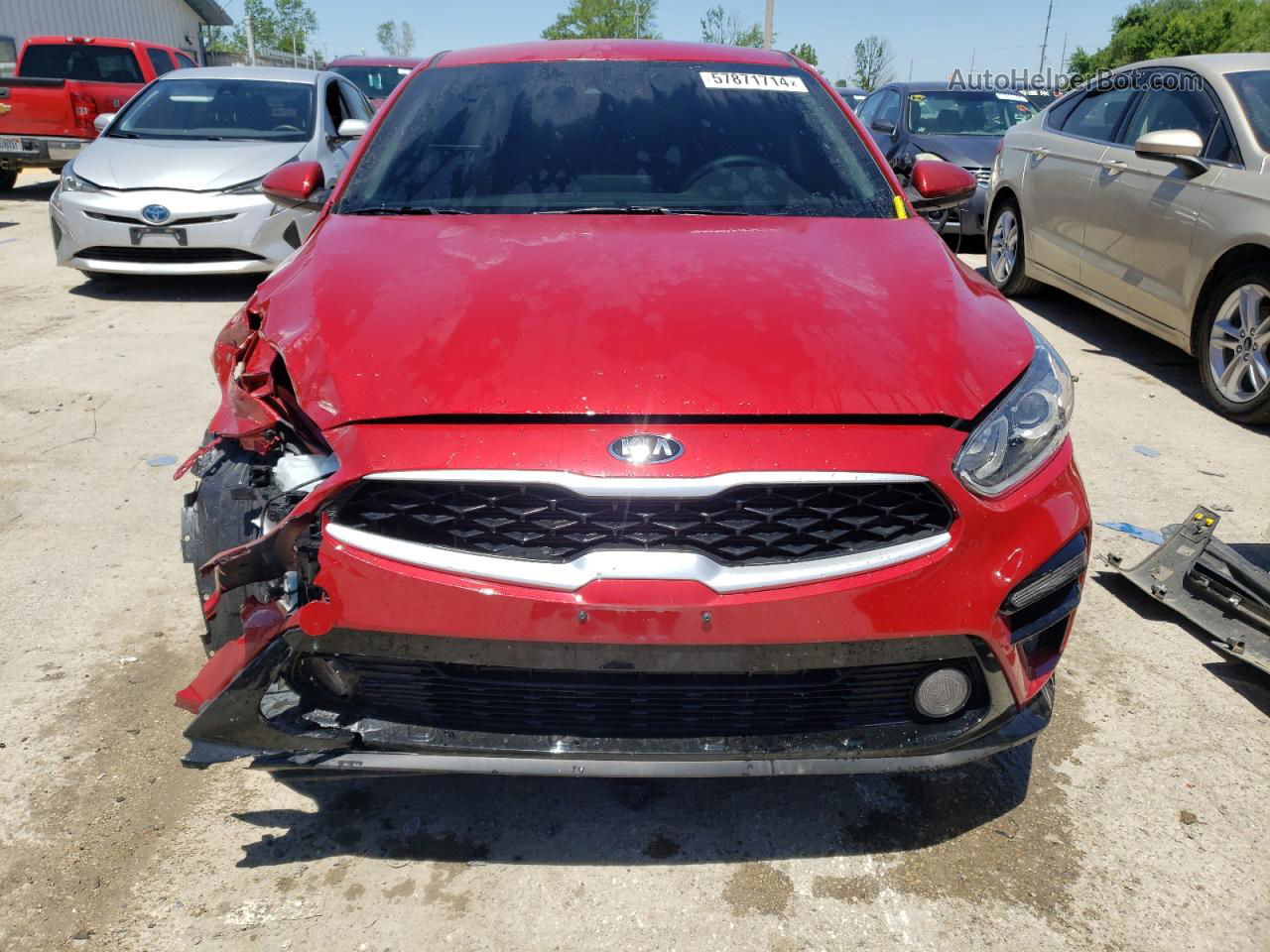 2020 Kia Forte Fe Red vin: 3KPF24AD1LE240151