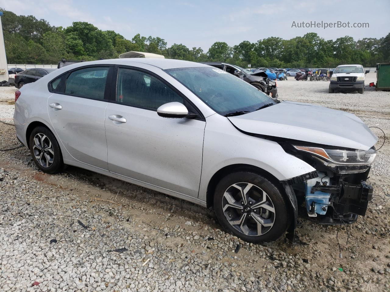 2020 Kia Forte Fe Silver vin: 3KPF24AD1LE245219