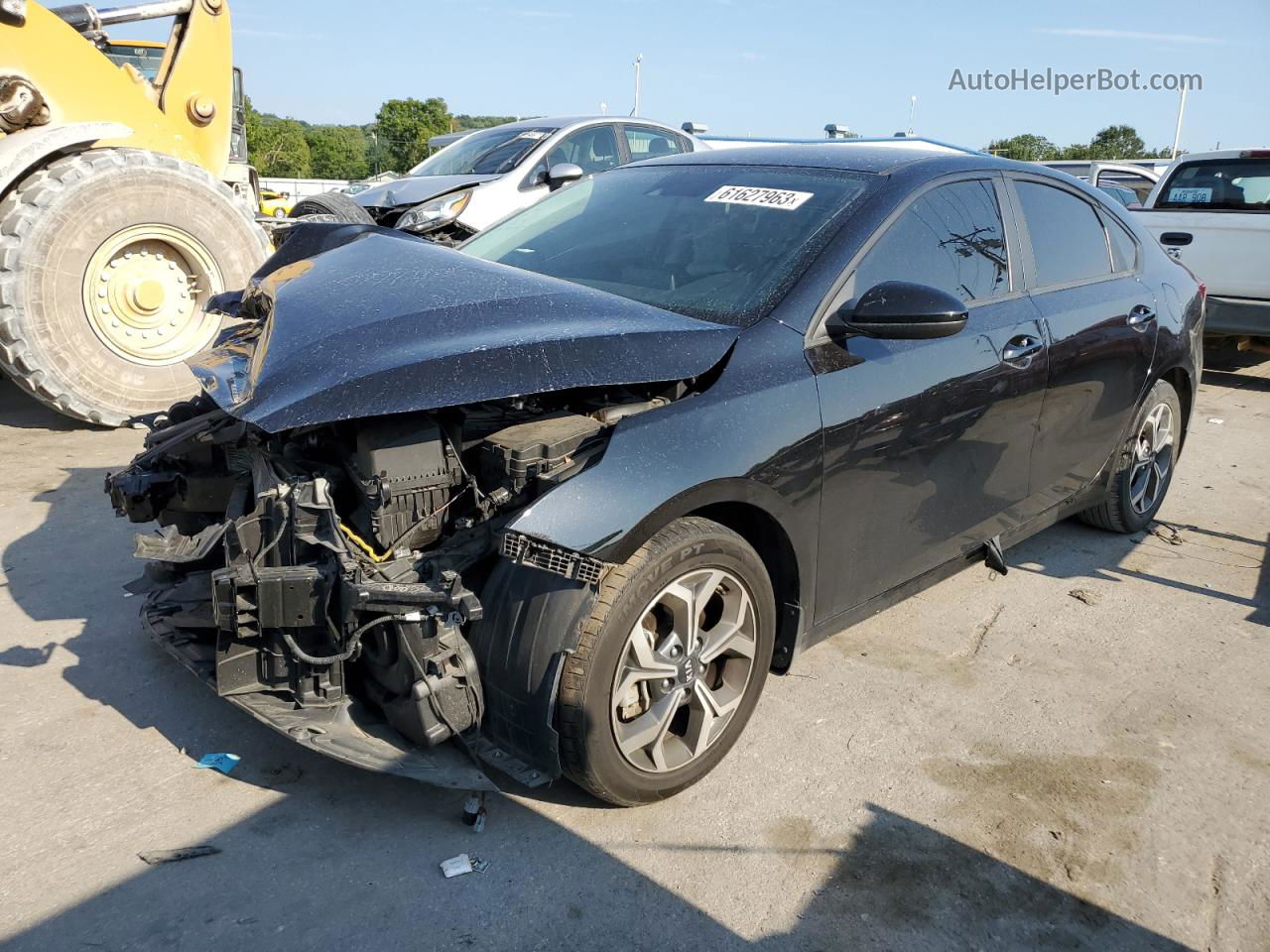 2020 Kia Forte Fe Black vin: 3KPF24AD1LE252851