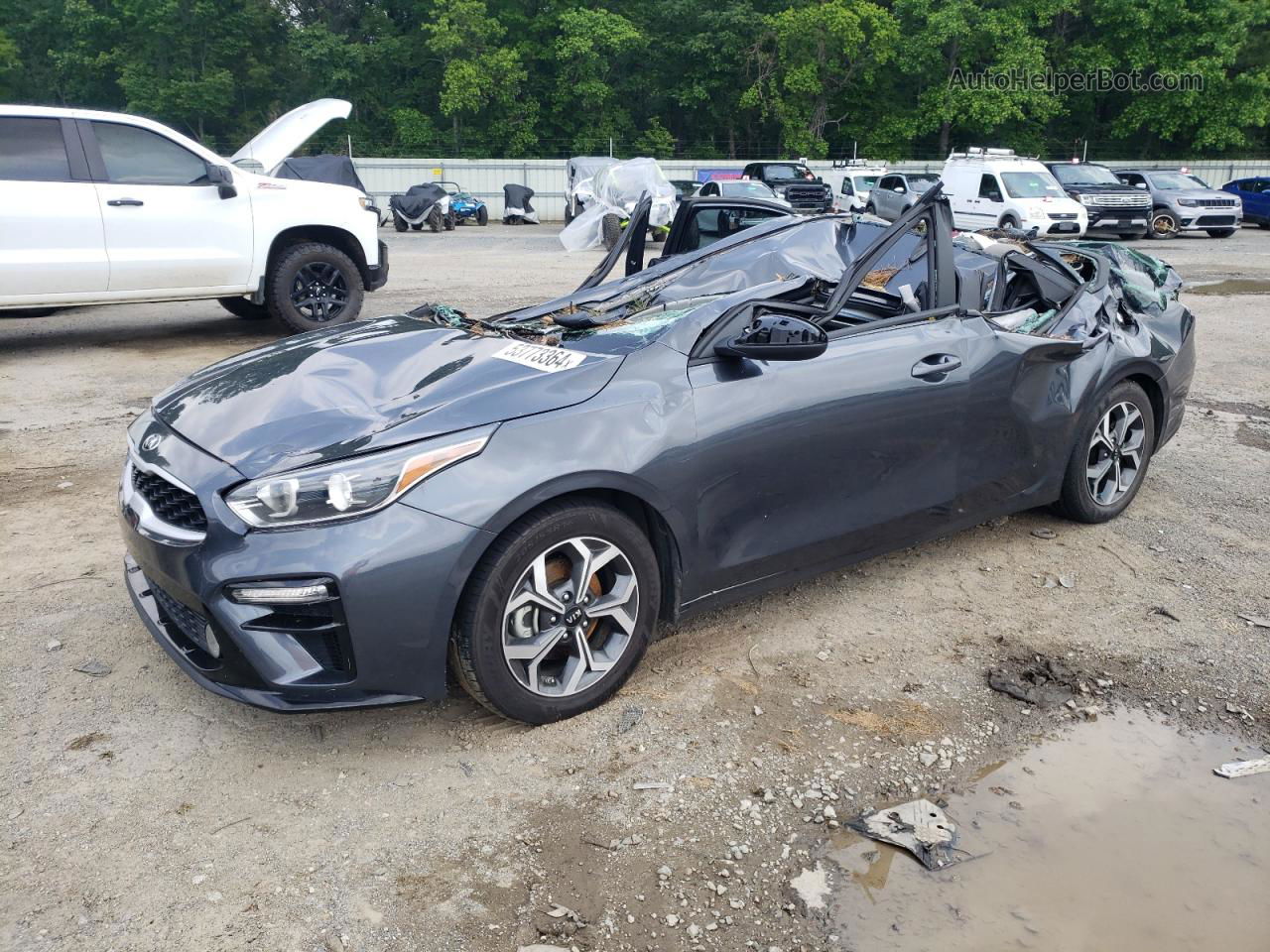 2020 Kia Forte Fe Charcoal vin: 3KPF24AD1LE260478