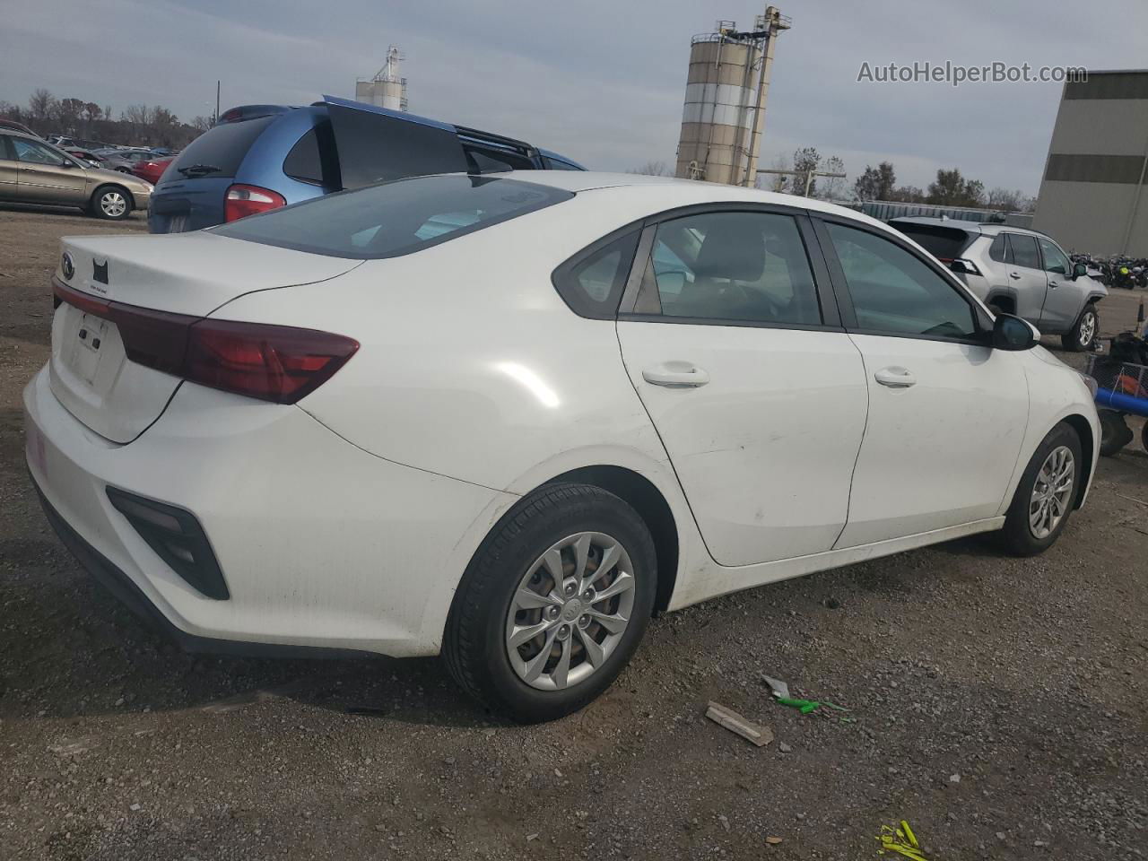 2020 Kia Forte Fe White vin: 3KPF24AD2LE144092