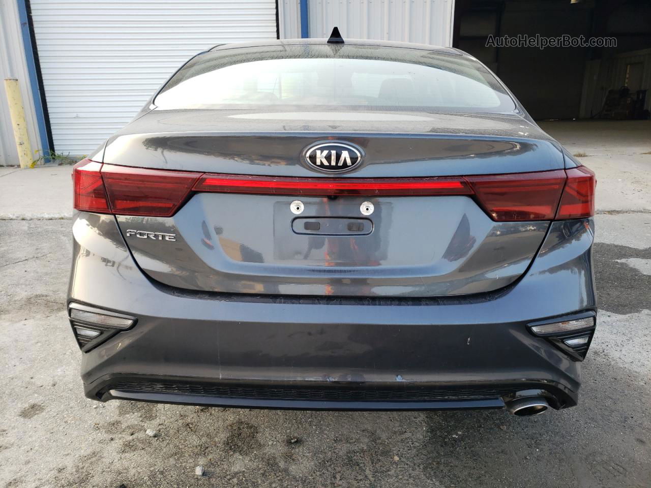 2020 Kia Forte Fe Gray vin: 3KPF24AD2LE154413