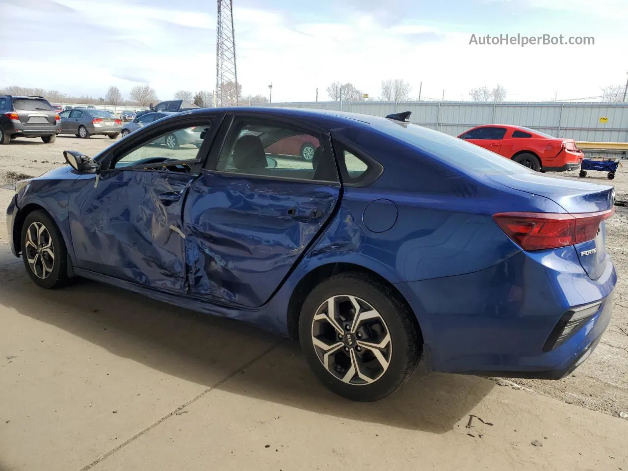 2020 Kia Forte Fe Blue vin: 3KPF24AD2LE158705