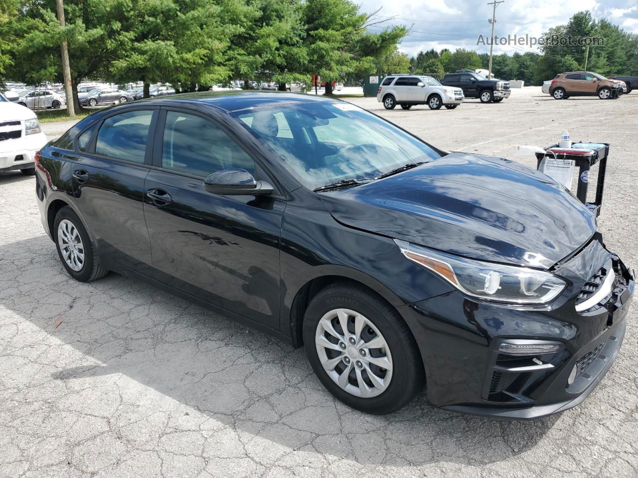 2020 Kia Forte Fe Black vin: 3KPF24AD2LE160597