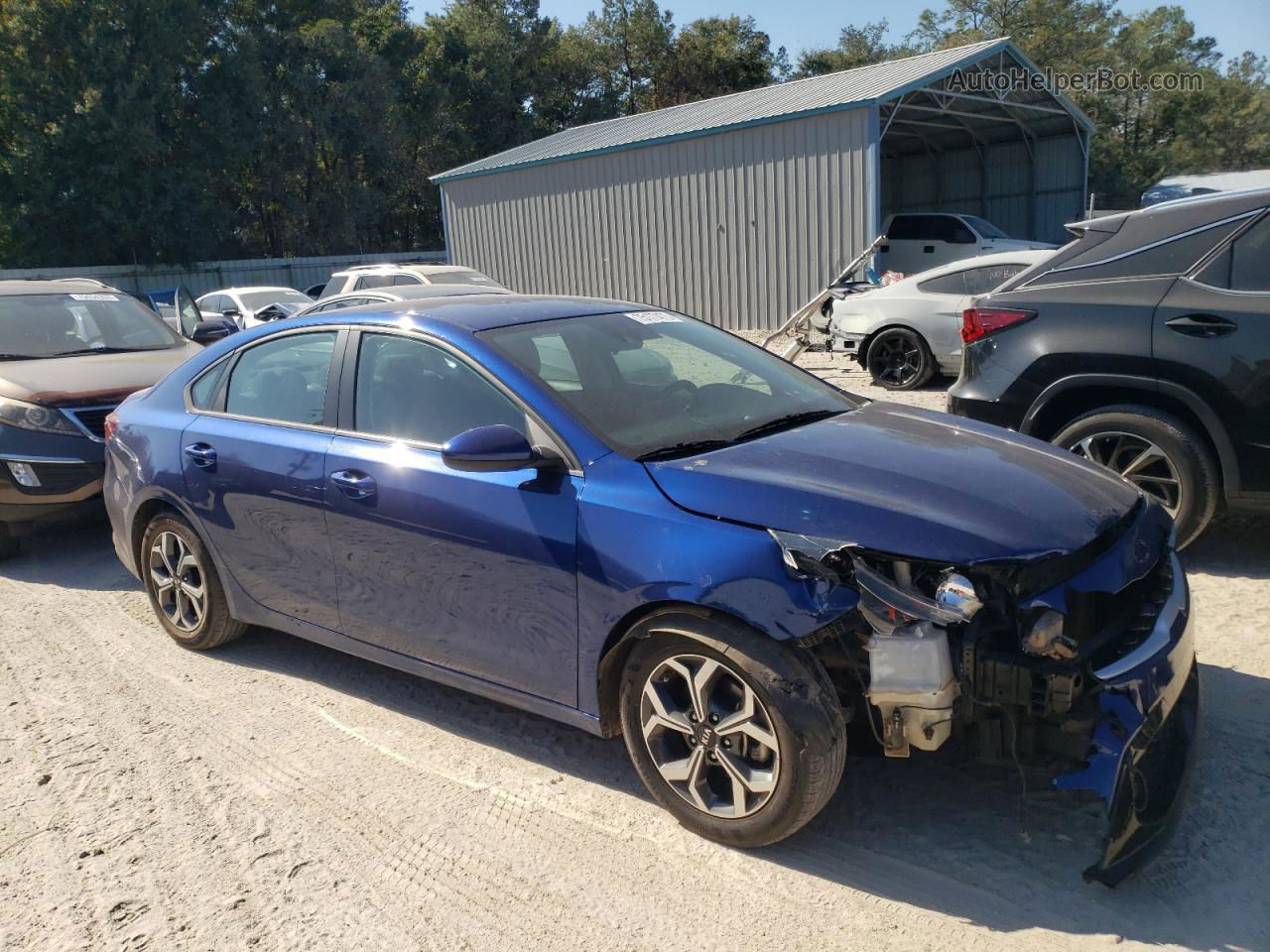 2020 Kia Forte Fe Blue vin: 3KPF24AD2LE170739