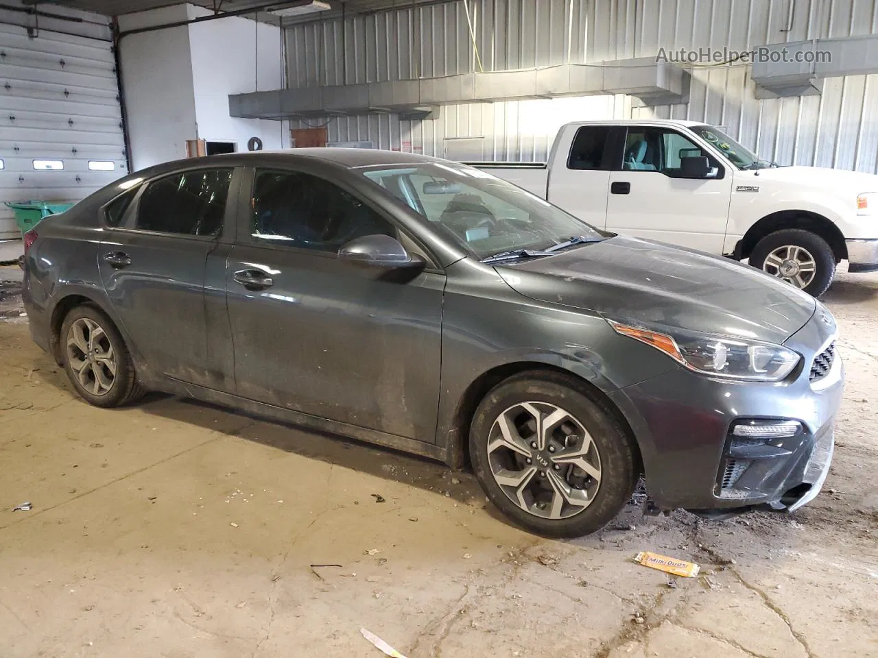 2020 Kia Forte Fe Gray vin: 3KPF24AD2LE173866