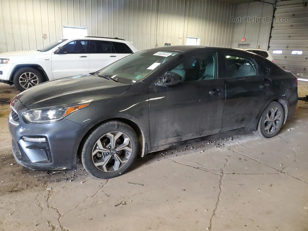 2020 Kia Forte Fe Gray vin: 3KPF24AD2LE173866