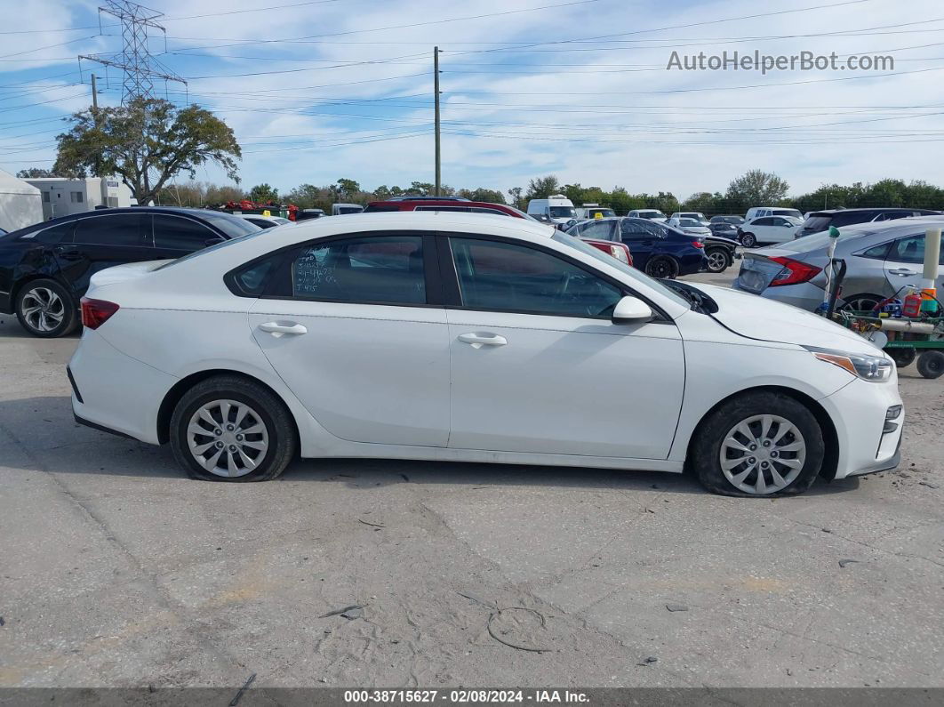 2020 Kia Forte Fe White vin: 3KPF24AD2LE173950