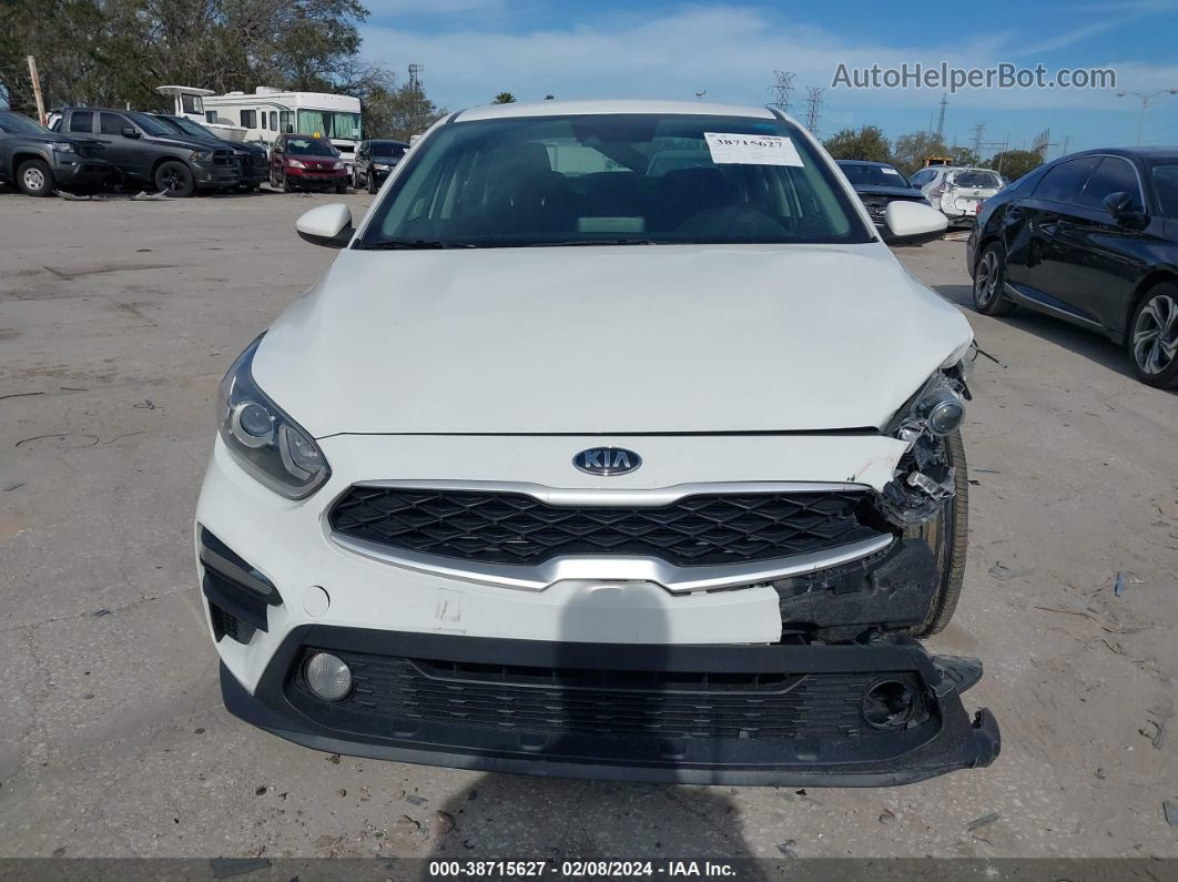 2020 Kia Forte Fe White vin: 3KPF24AD2LE173950