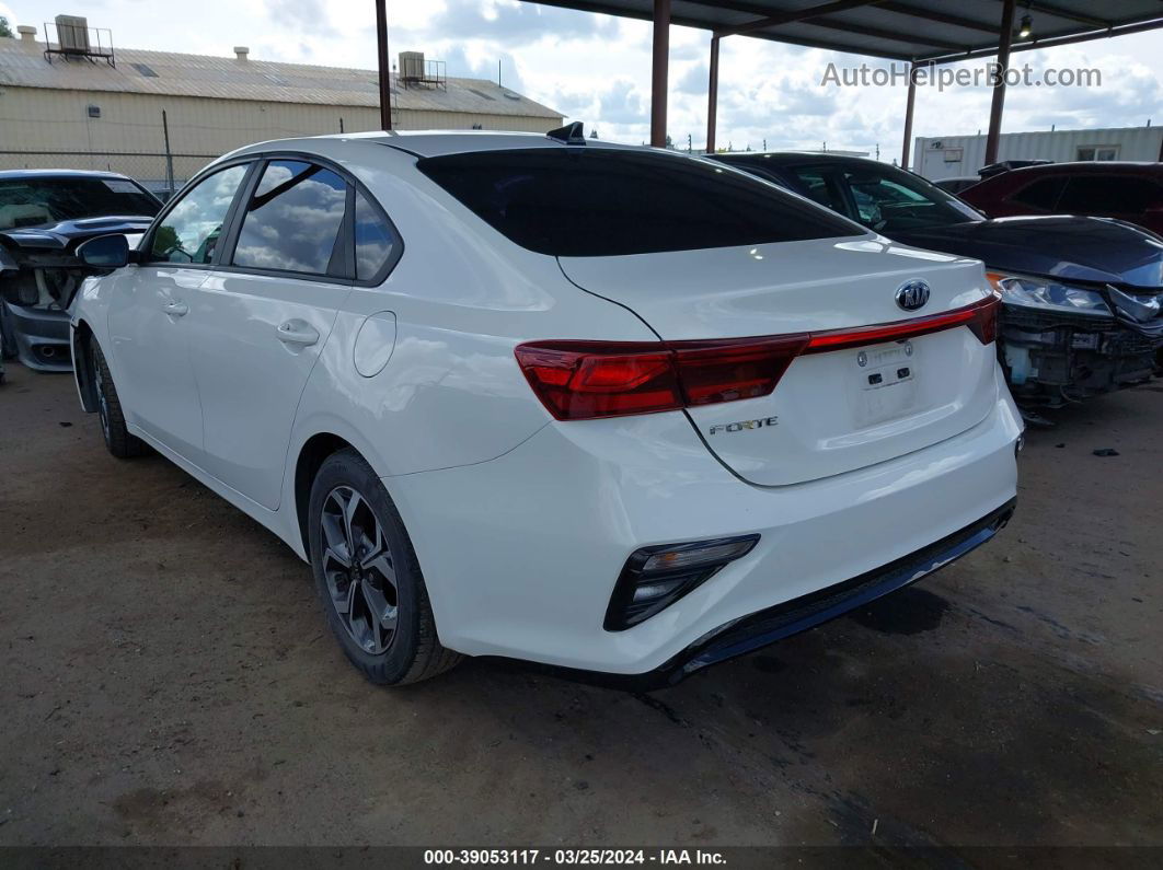 2020 Kia Forte Lxs White vin: 3KPF24AD2LE190585