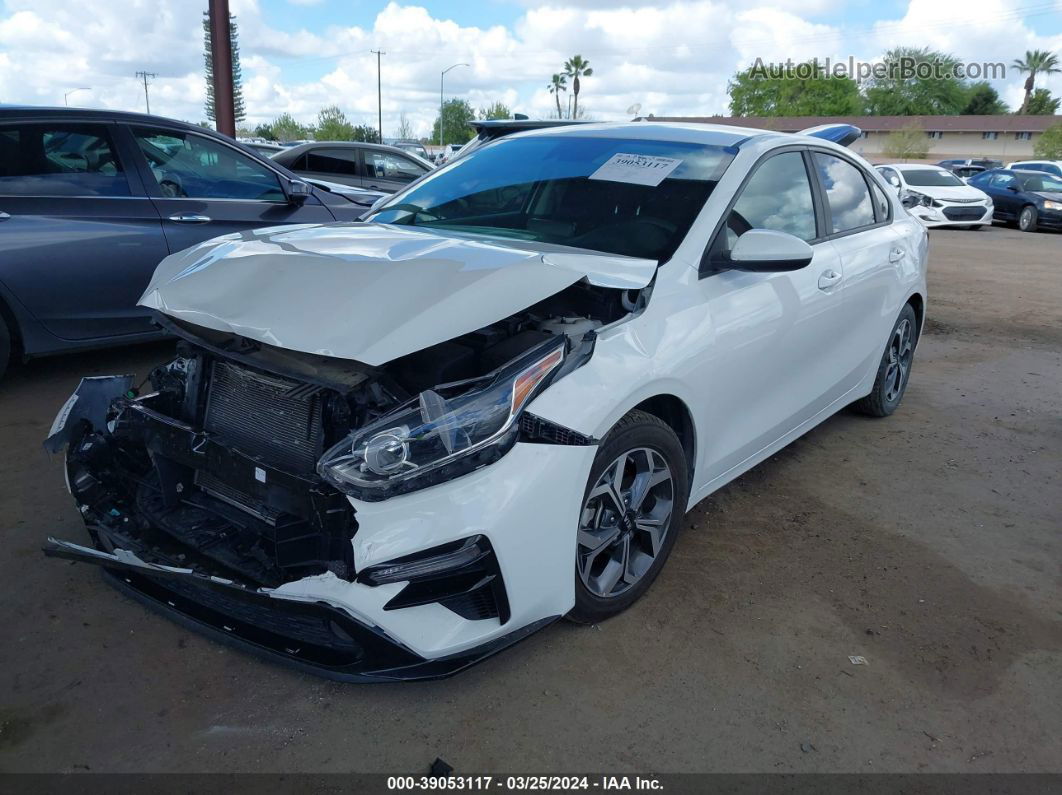 2020 Kia Forte Lxs White vin: 3KPF24AD2LE190585