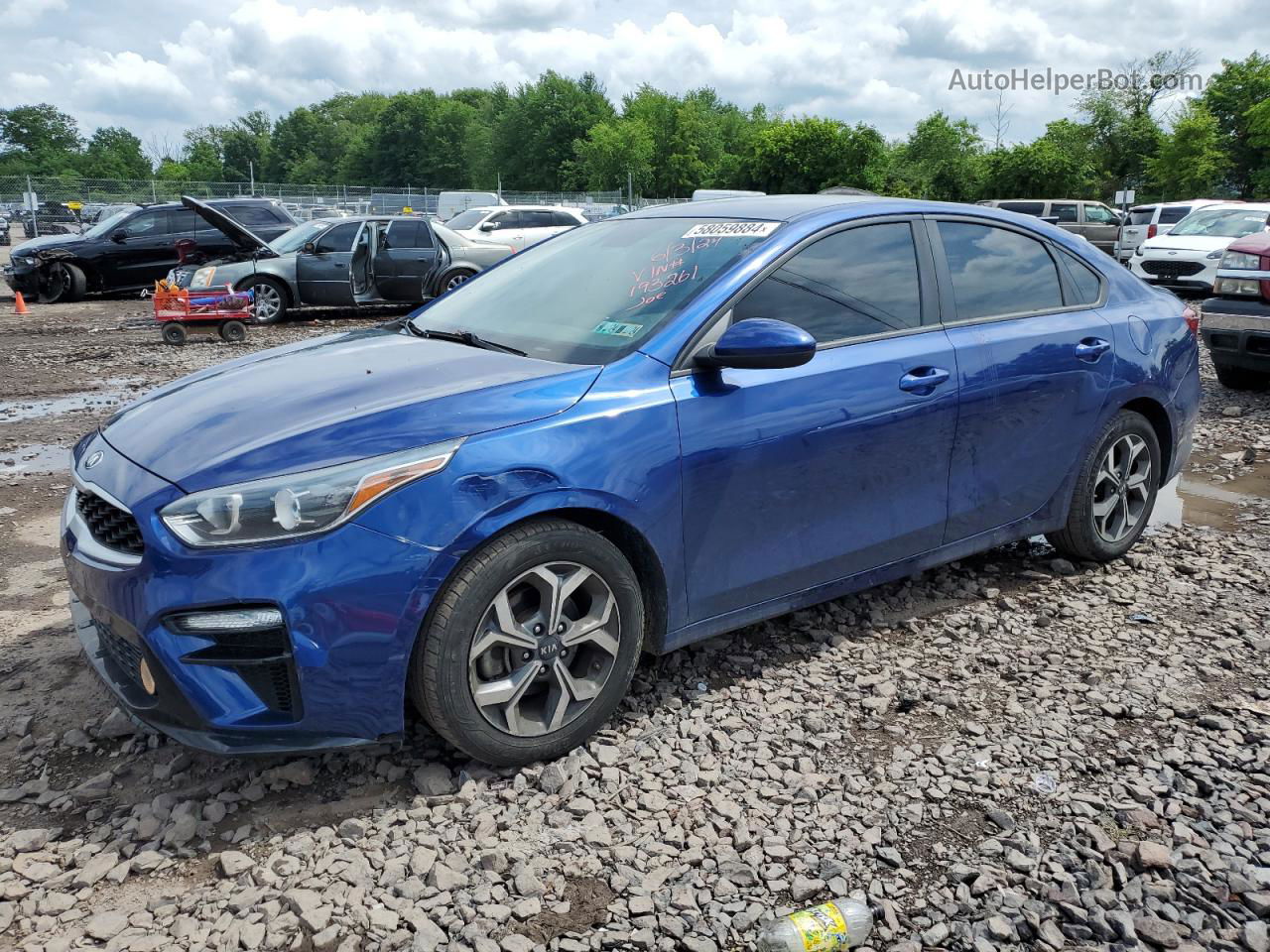 2020 Kia Forte Fe Blue vin: 3KPF24AD2LE193261