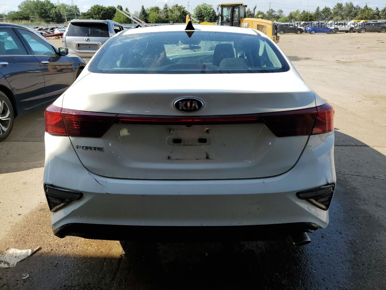 2020 Kia Forte Fe White vin: 3KPF24AD2LE196208