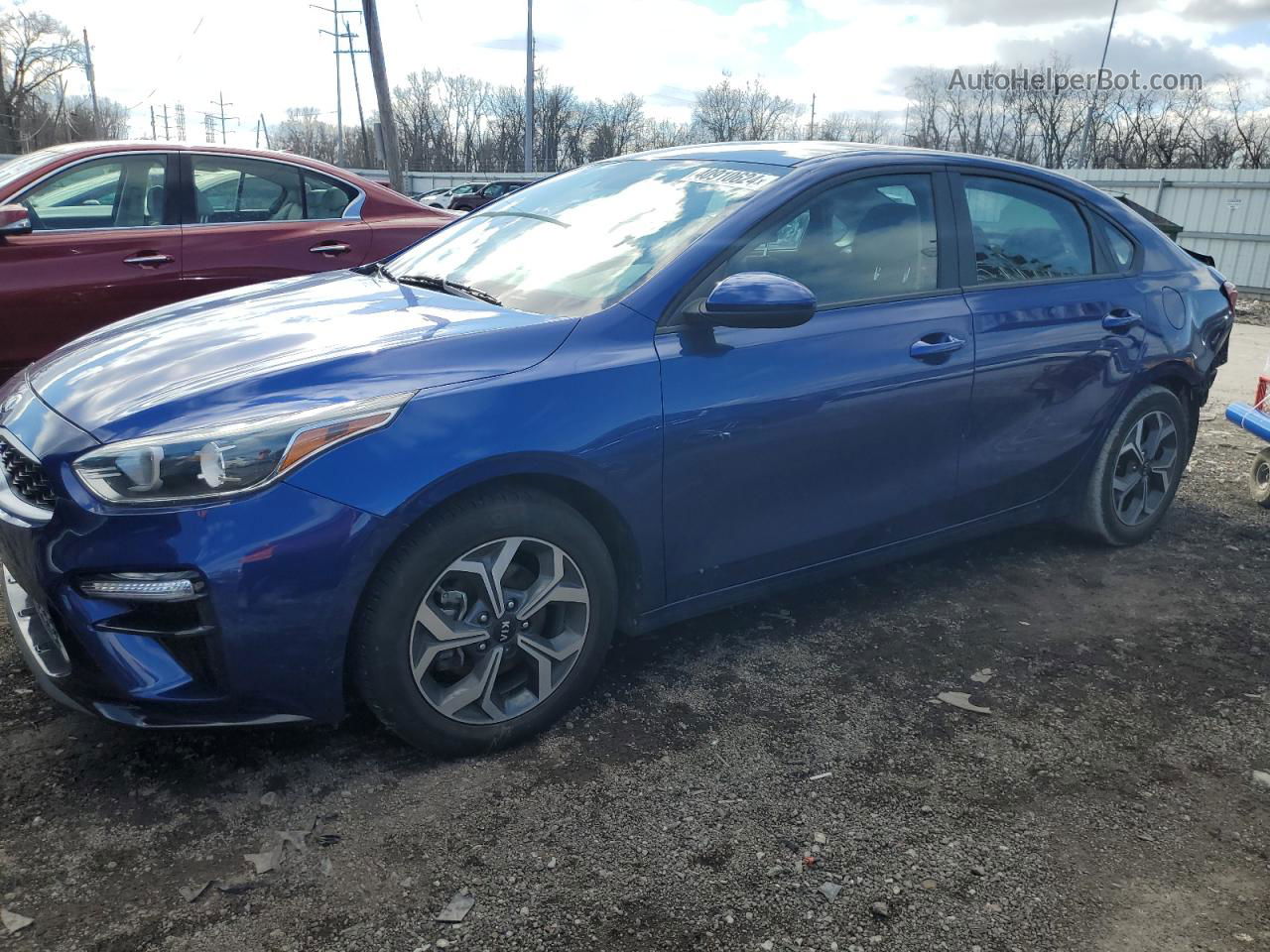 2020 Kia Forte Fe Blue vin: 3KPF24AD2LE215792