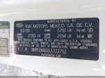 2020 Kia Forte Lxs White vin: 3KPF24AD2LE222712