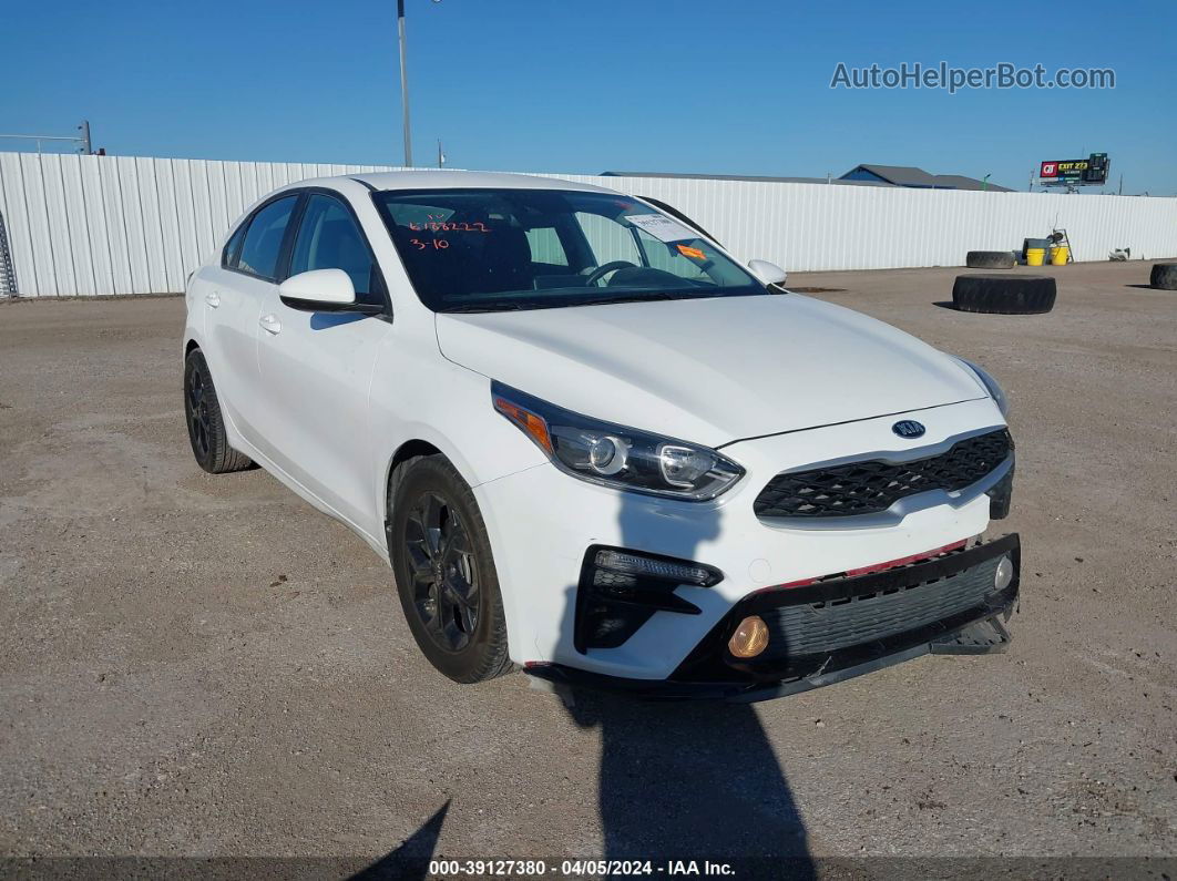 2020 Kia Forte Lxs White vin: 3KPF24AD2LE222712