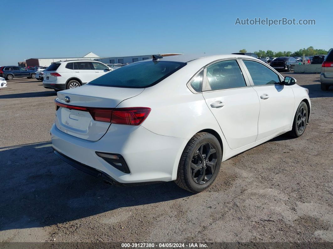 2020 Kia Forte Lxs White vin: 3KPF24AD2LE222712