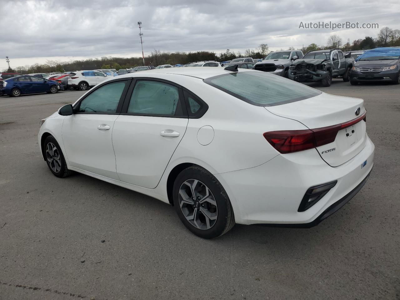 2020 Kia Forte Fe White vin: 3KPF24AD2LE223603