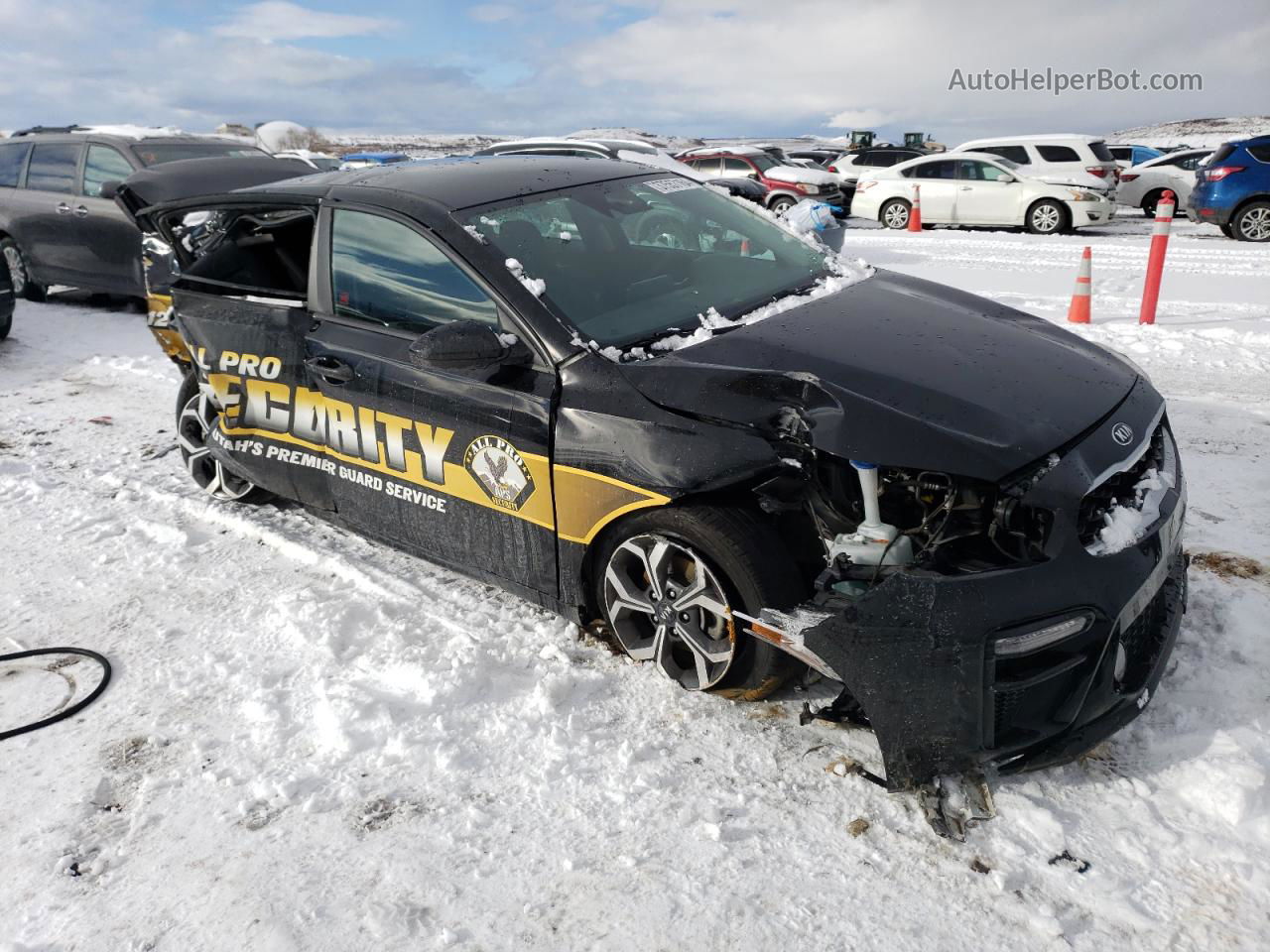 2020 Kia Forte Fe Черный vin: 3KPF24AD2LE239493