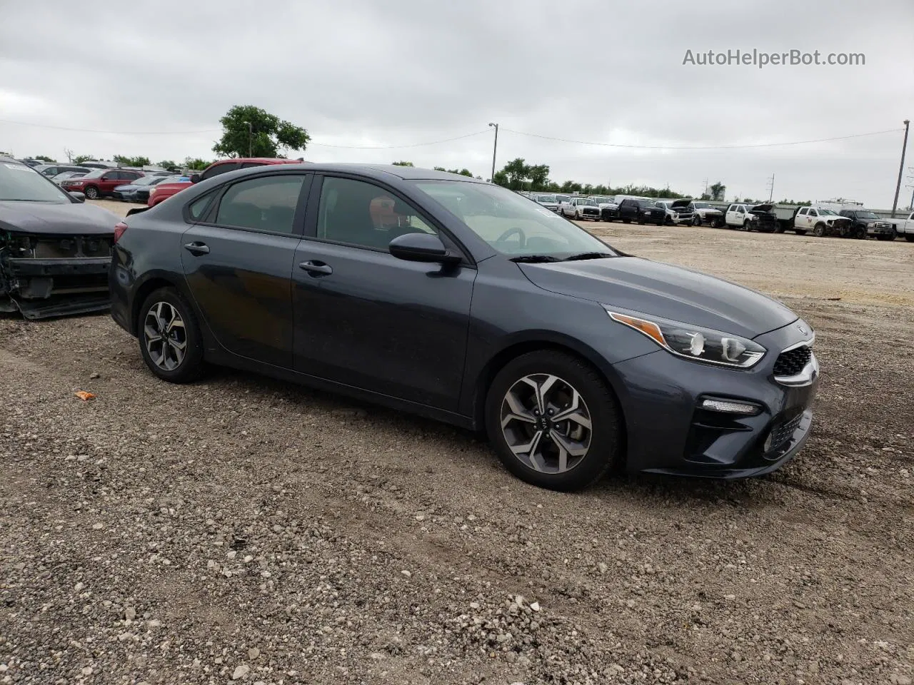 2020 Kia Forte Fe Gray vin: 3KPF24AD3LE140908