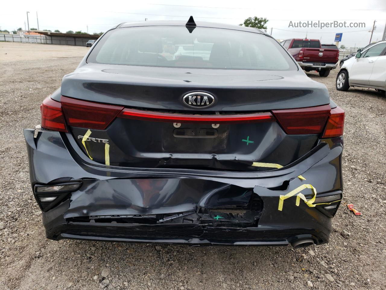 2020 Kia Forte Fe Gray vin: 3KPF24AD3LE140908