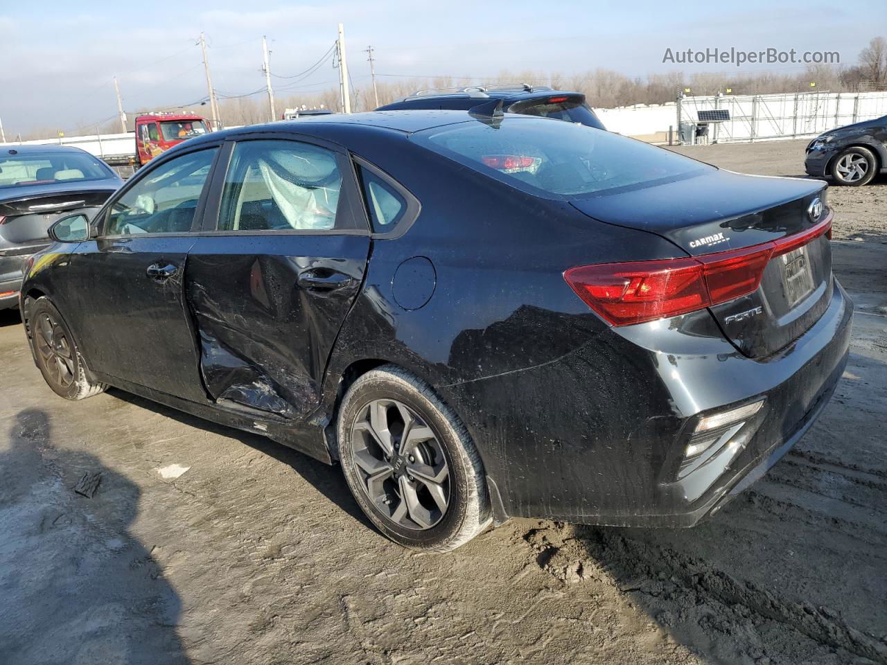 2020 Kia Forte Fe Черный vin: 3KPF24AD3LE141119