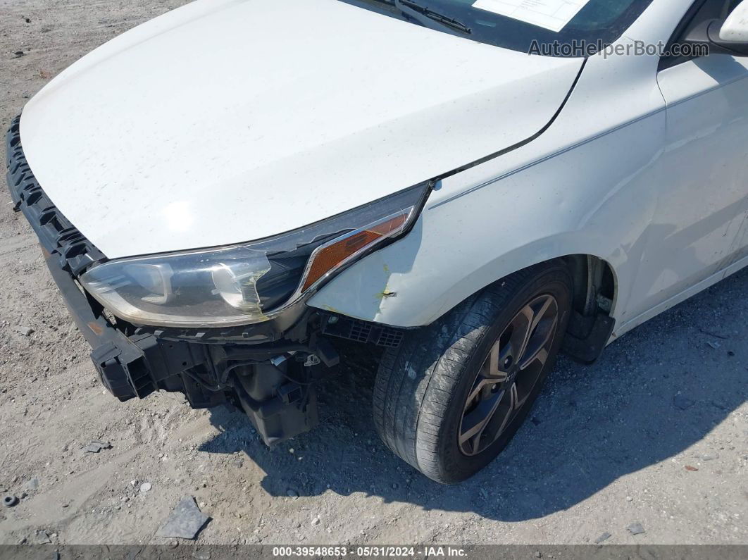 2020 Kia Forte Lxs White vin: 3KPF24AD3LE148409