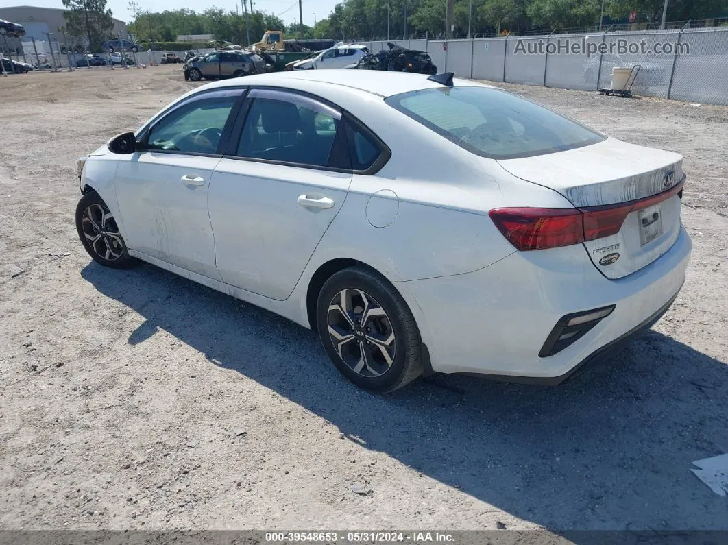 2020 Kia Forte Lxs White vin: 3KPF24AD3LE148409