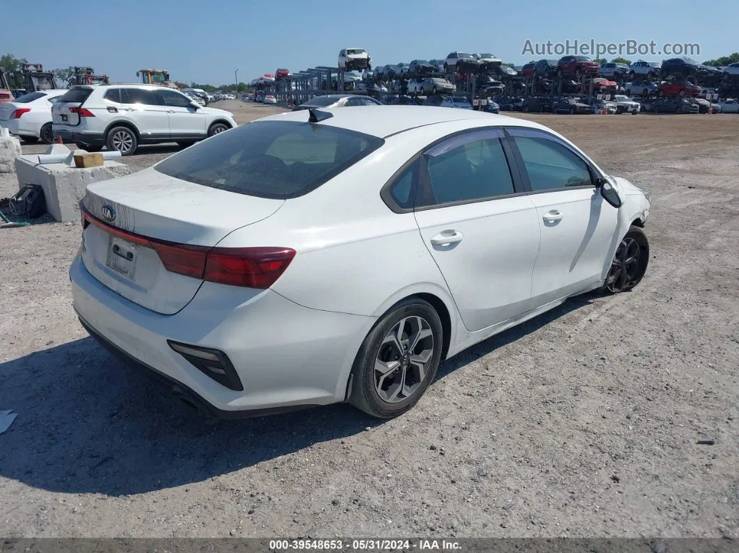 2020 Kia Forte Lxs White vin: 3KPF24AD3LE148409