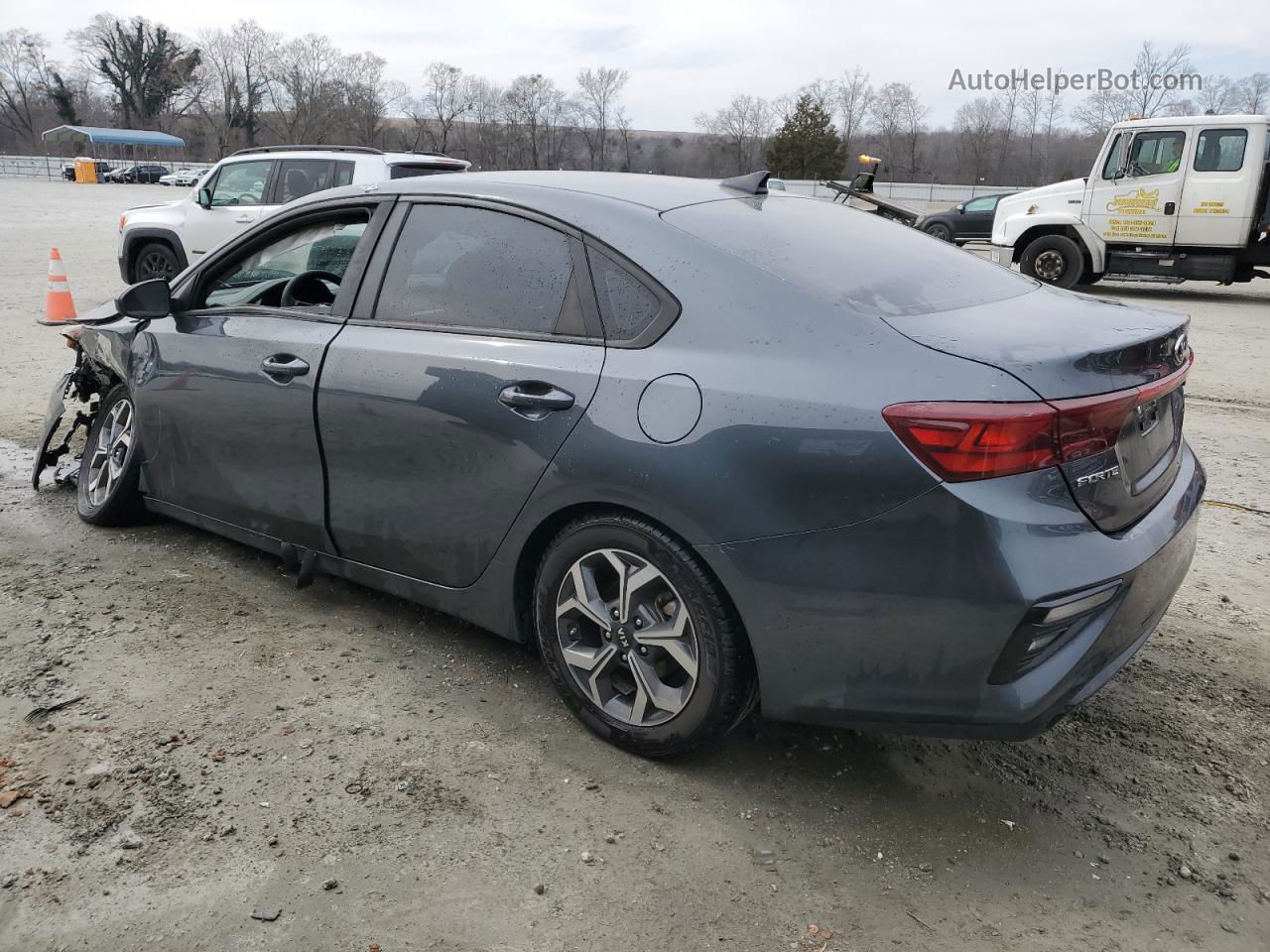 2020 Kia Forte Fe Gray vin: 3KPF24AD3LE148619