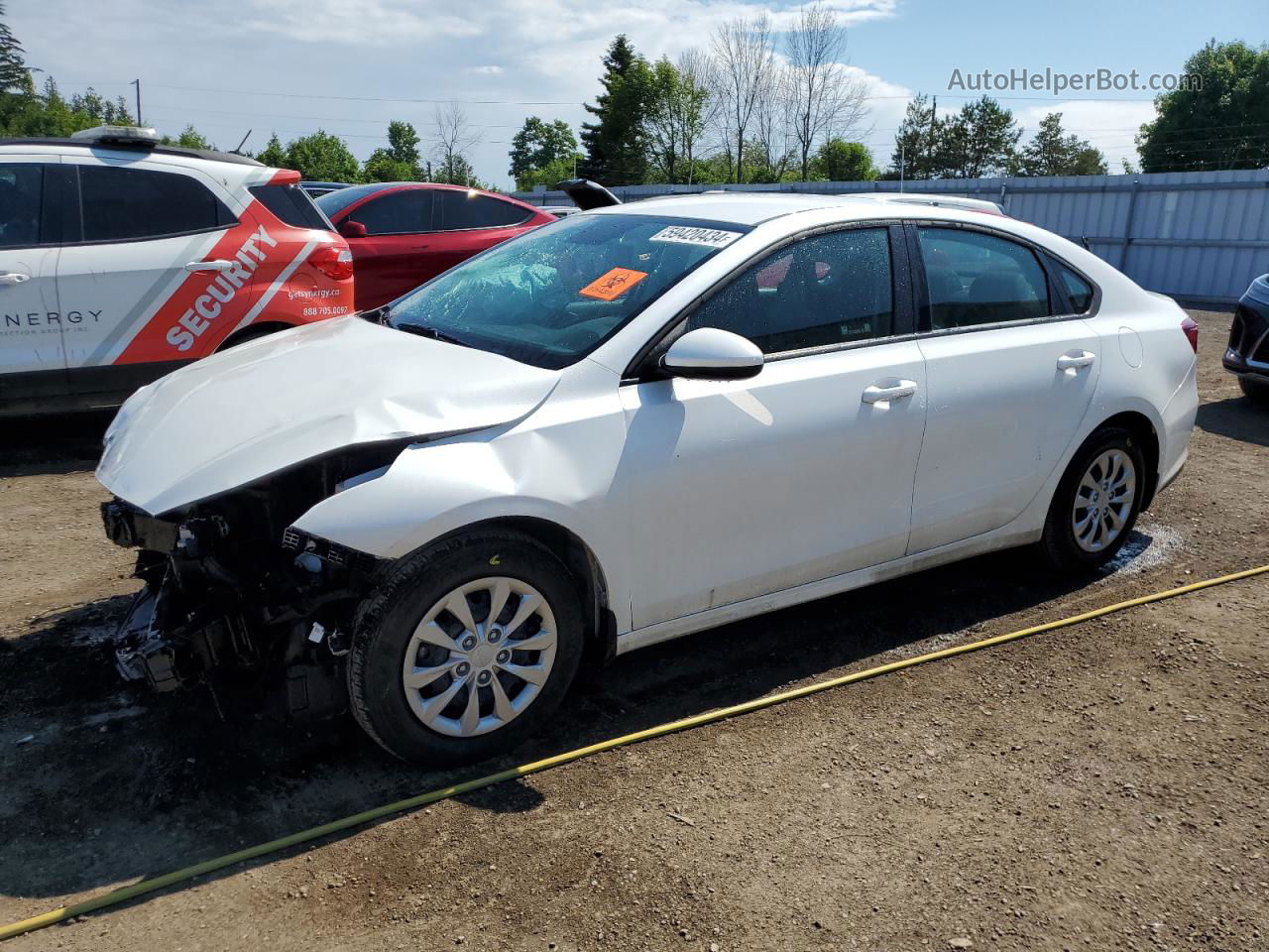 2020 Kia Forte Fe Белый vin: 3KPF24AD3LE156154