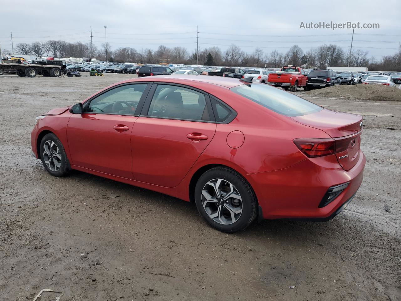 2020 Kia Forte Fe Красный vin: 3KPF24AD3LE173410