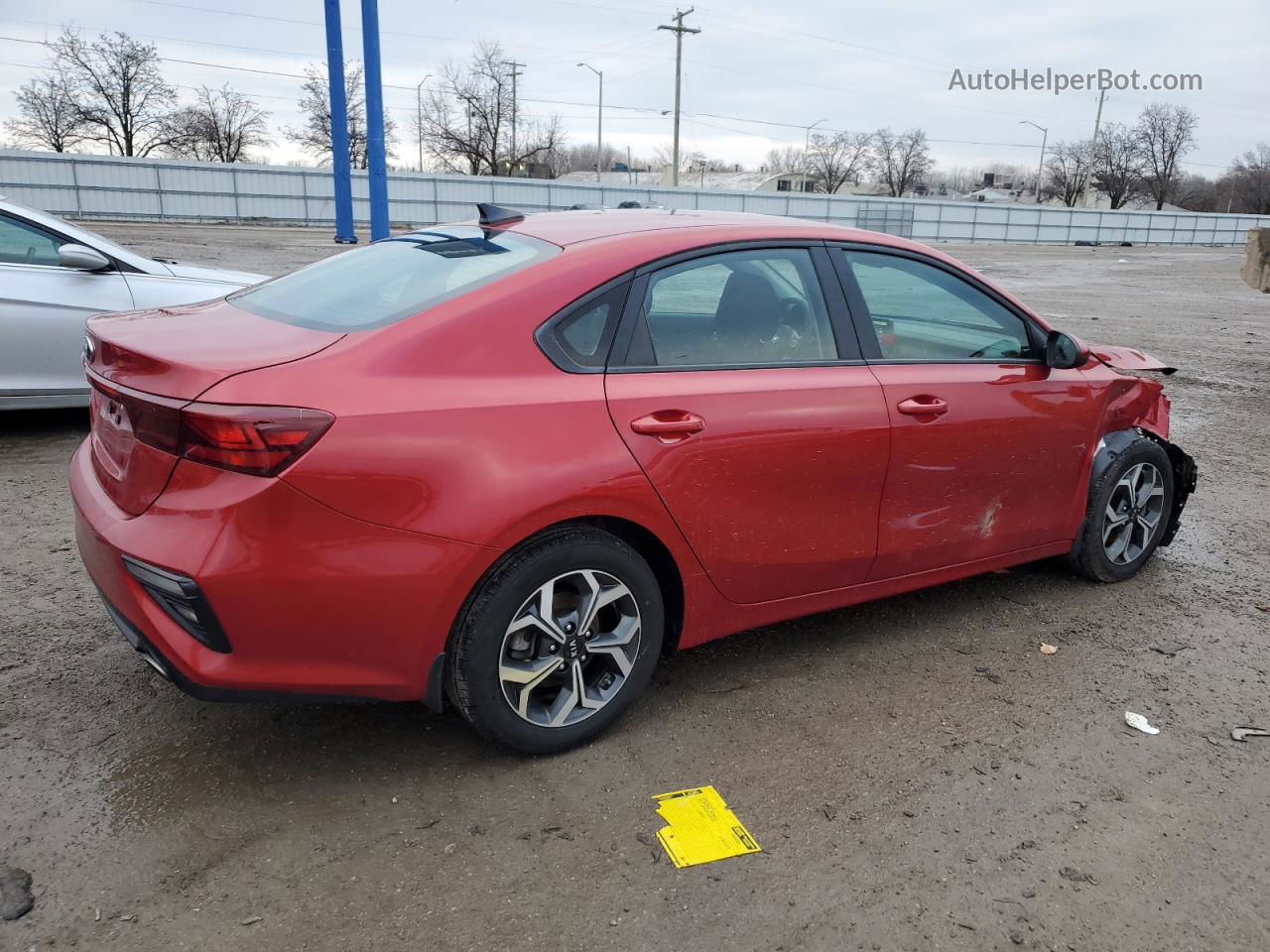 2020 Kia Forte Fe Красный vin: 3KPF24AD3LE173410