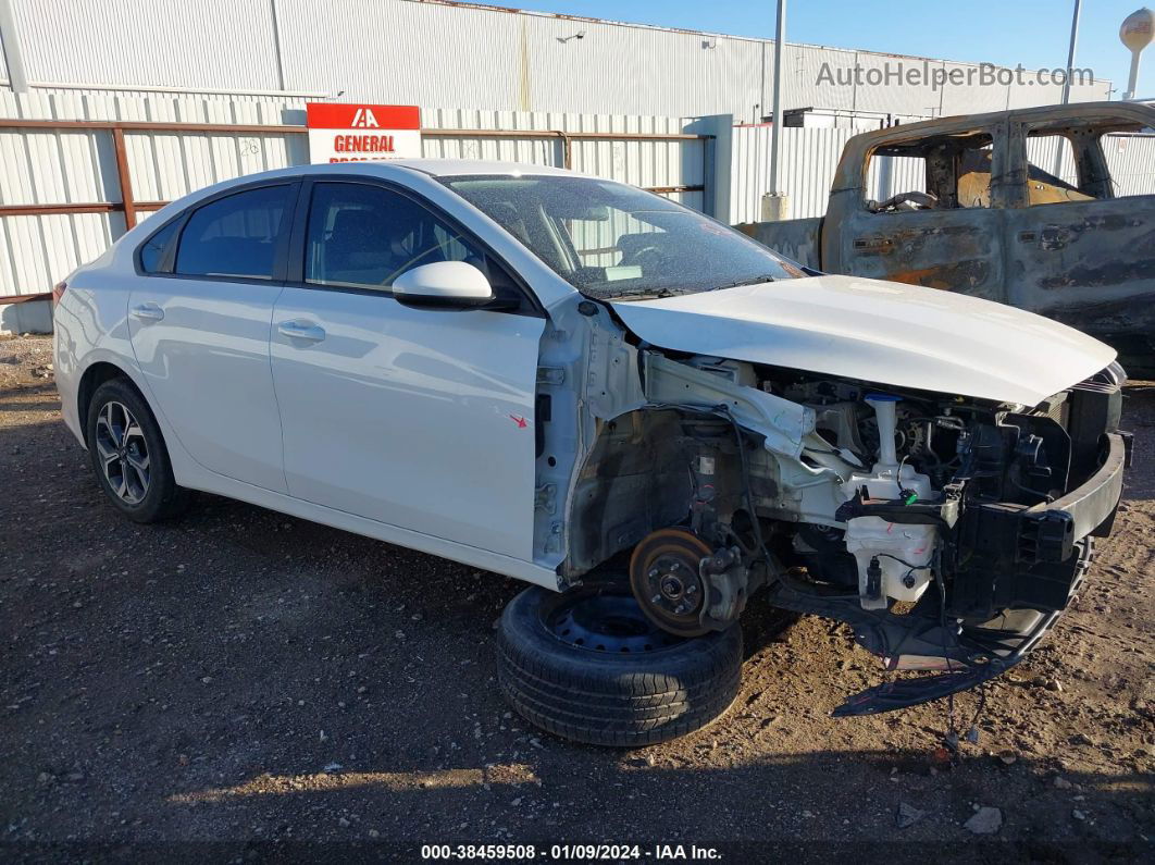 2020 Kia Forte Lxs White vin: 3KPF24AD3LE178977