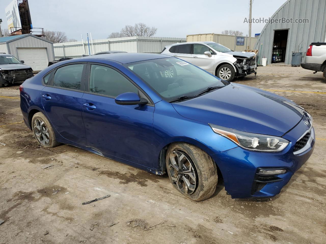 2020 Kia Forte Fe Blue vin: 3KPF24AD3LE179353