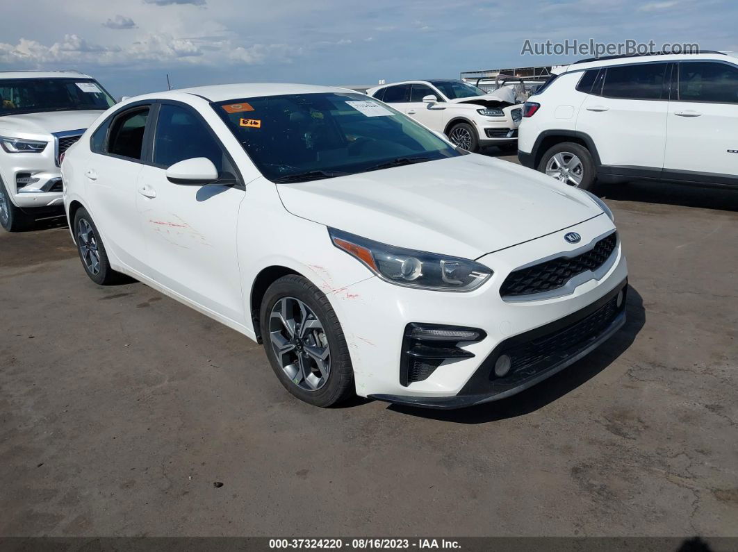 2020 Kia Forte Lxs White vin: 3KPF24AD3LE179580