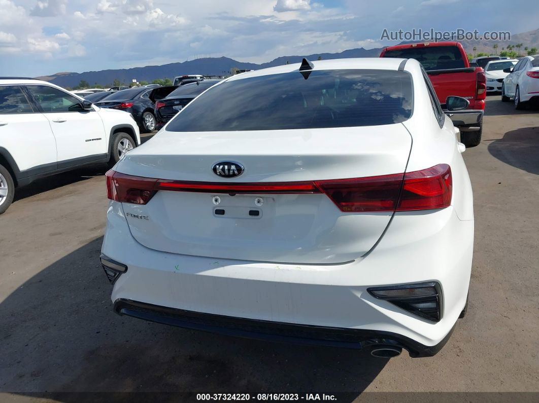 2020 Kia Forte Lxs White vin: 3KPF24AD3LE179580