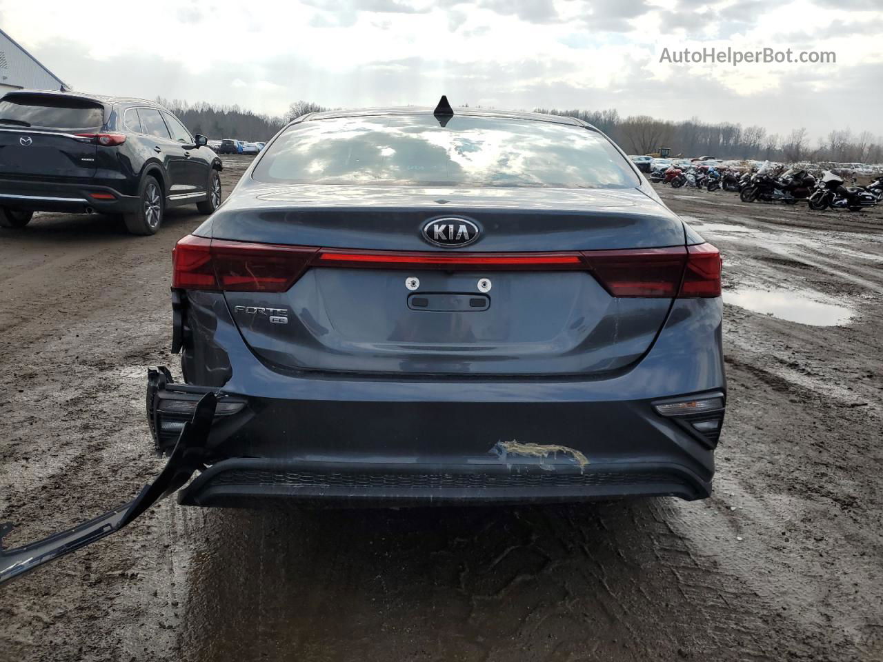 2020 Kia Forte Fe Серый vin: 3KPF24AD3LE183032