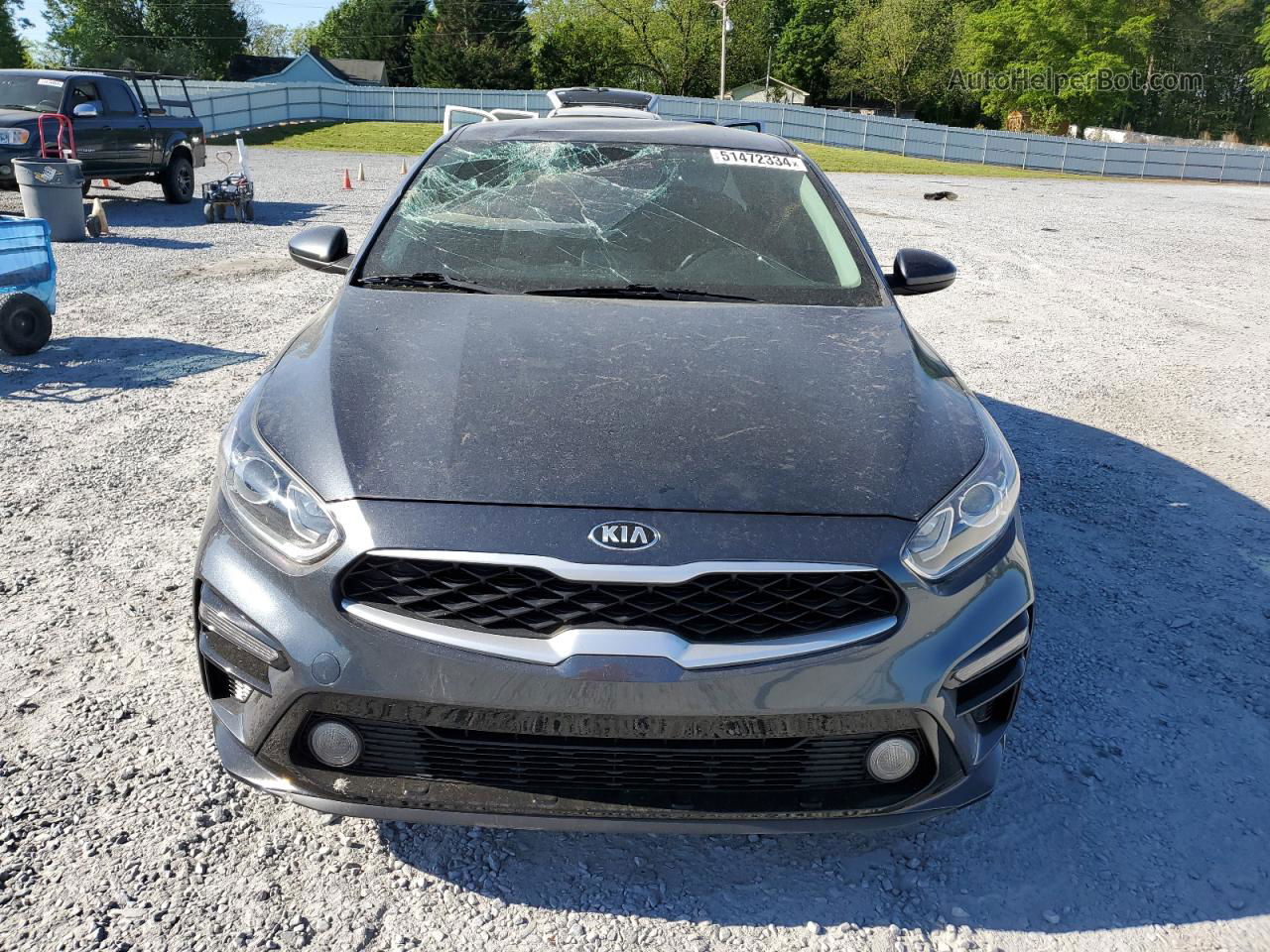 2020 Kia Forte Fe Gray vin: 3KPF24AD3LE185864