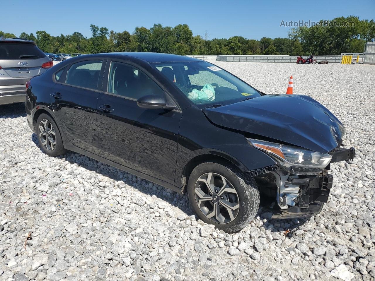 2020 Kia Forte Fe Черный vin: 3KPF24AD3LE223240