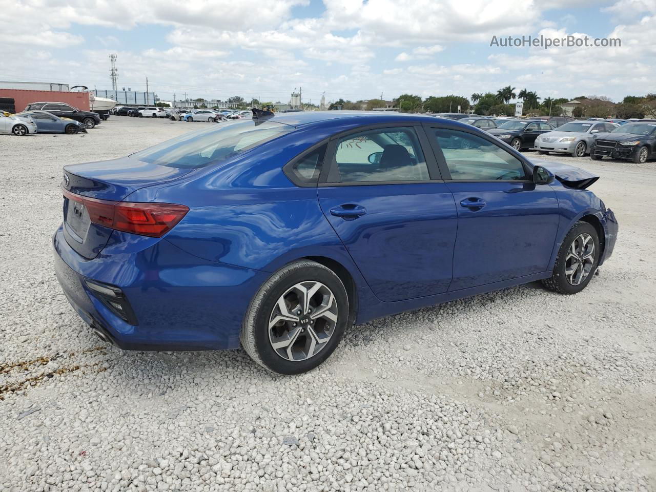 2020 Kia Forte Fe Синий vin: 3KPF24AD3LE226347