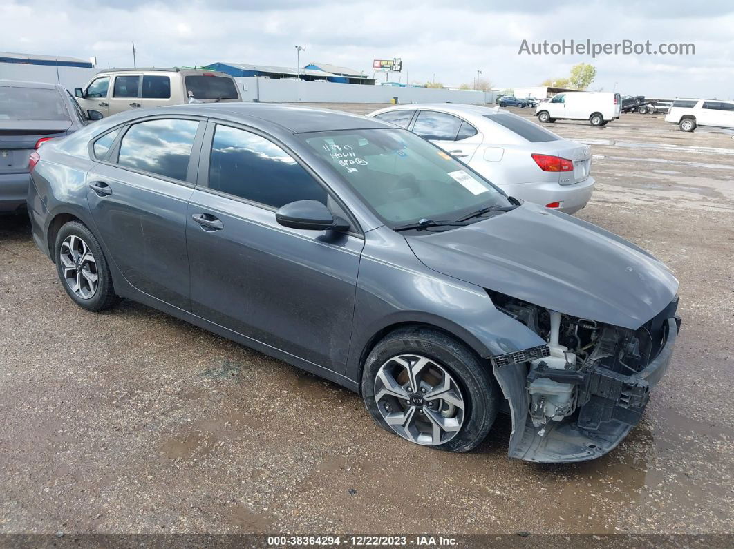 2020 Kia Forte Lxs Gray vin: 3KPF24AD3LE254133