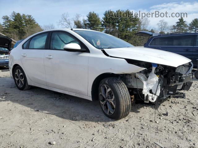 2020 Kia Forte Fe White vin: 3KPF24AD4LE140965