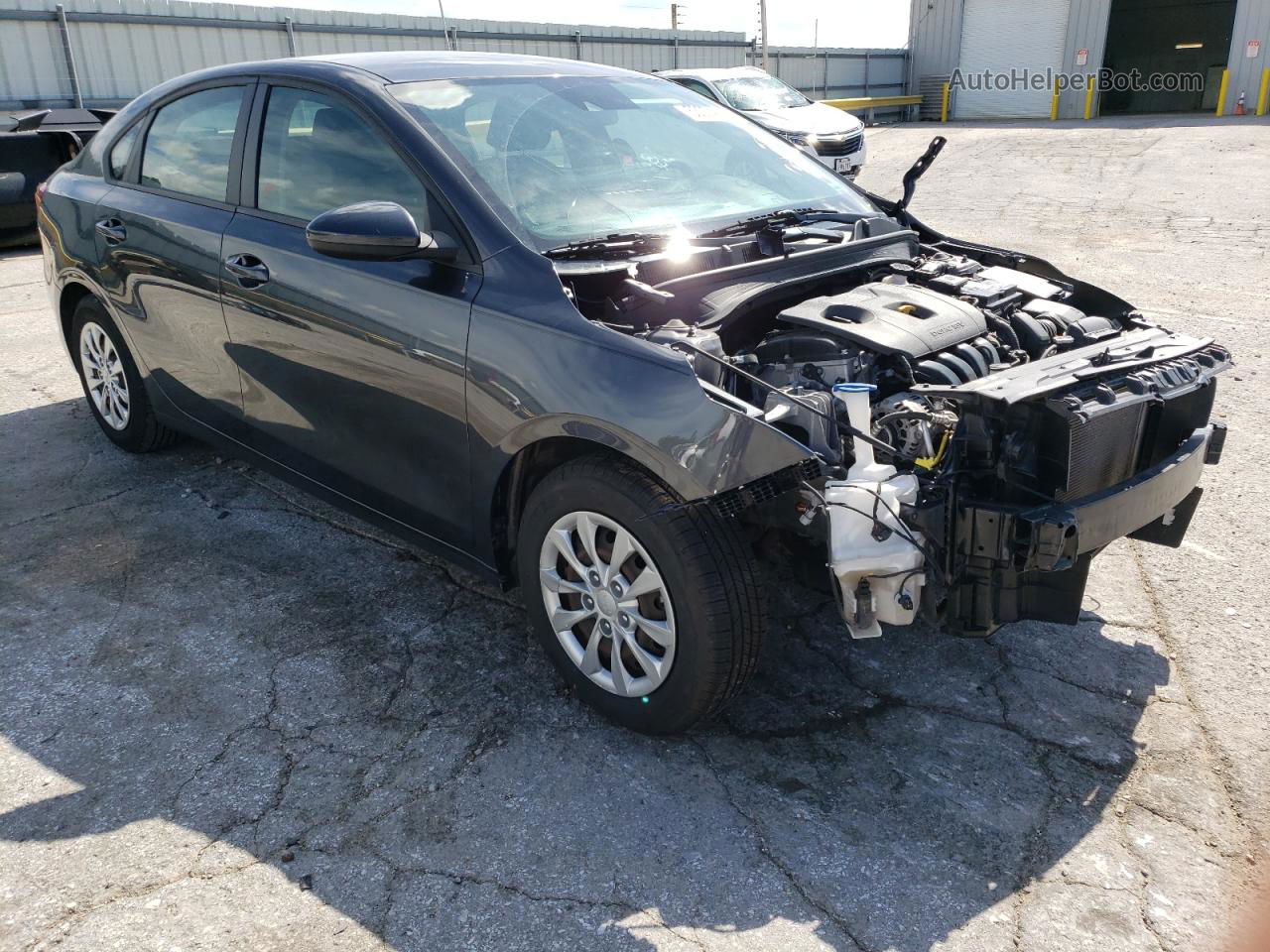 2020 Kia Forte Fe Gray vin: 3KPF24AD4LE159130