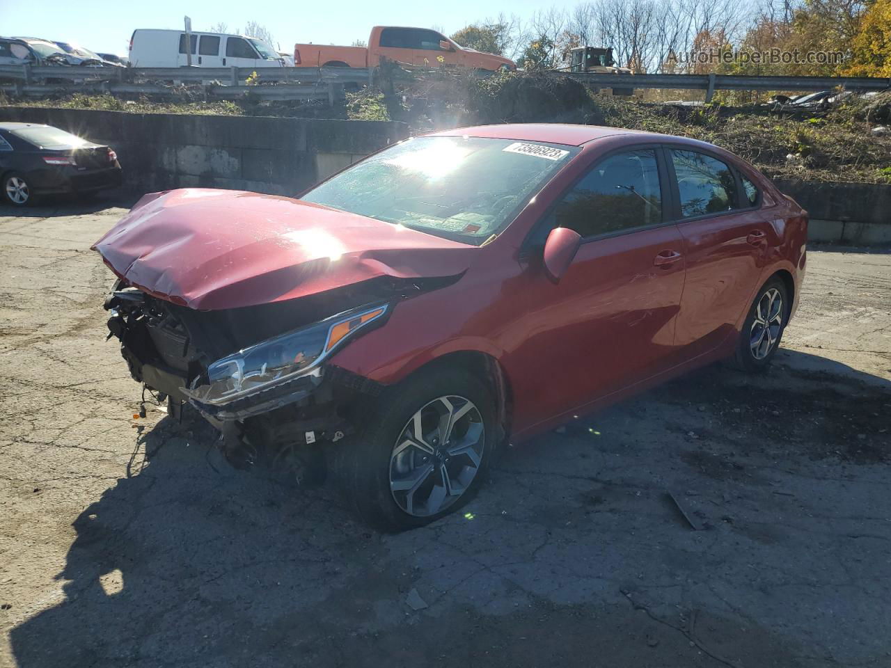 2020 Kia Forte Fe Red vin: 3KPF24AD4LE184934