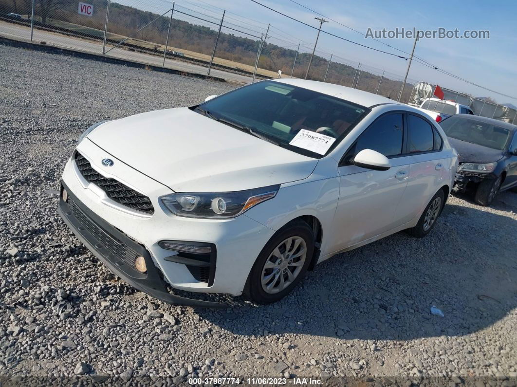 2020 Kia Forte Fe White vin: 3KPF24AD4LE184951