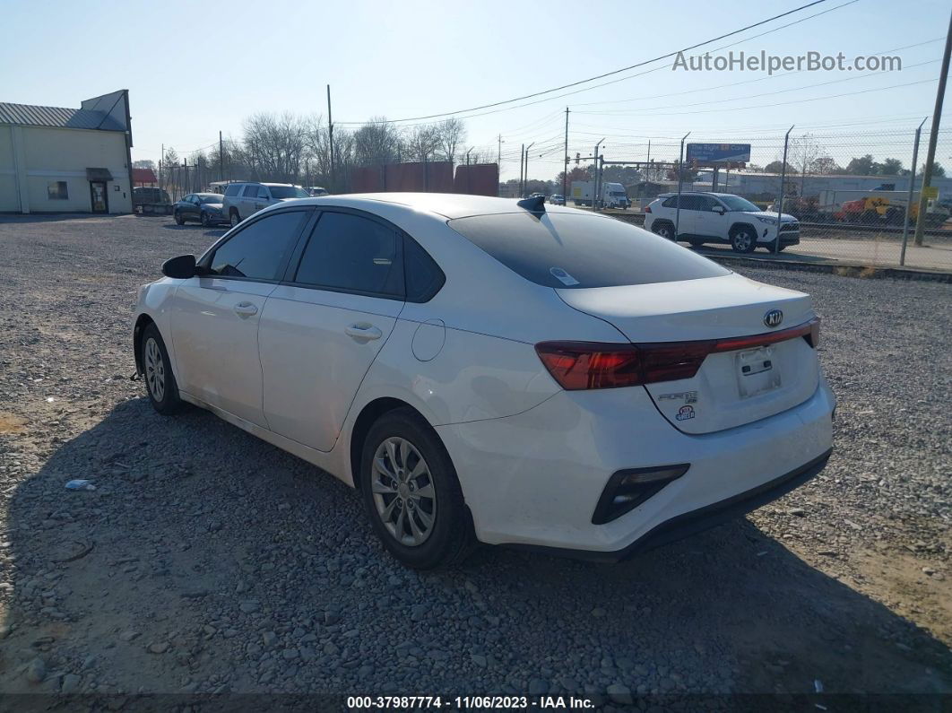 2020 Kia Forte Fe White vin: 3KPF24AD4LE184951