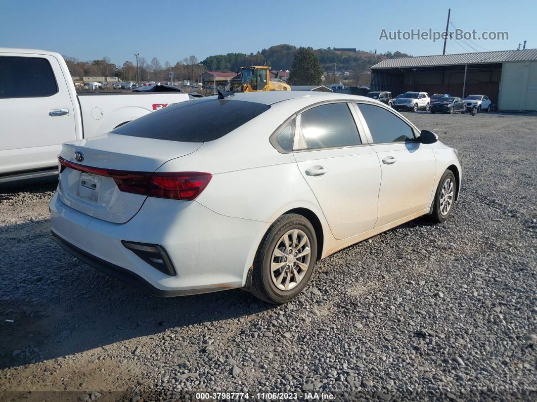 2020 Kia Forte Fe White vin: 3KPF24AD4LE184951